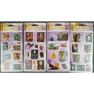 Harry Potter Chamber Secrets Vintage 4 packs Stickers Sealed New Ron Hermione